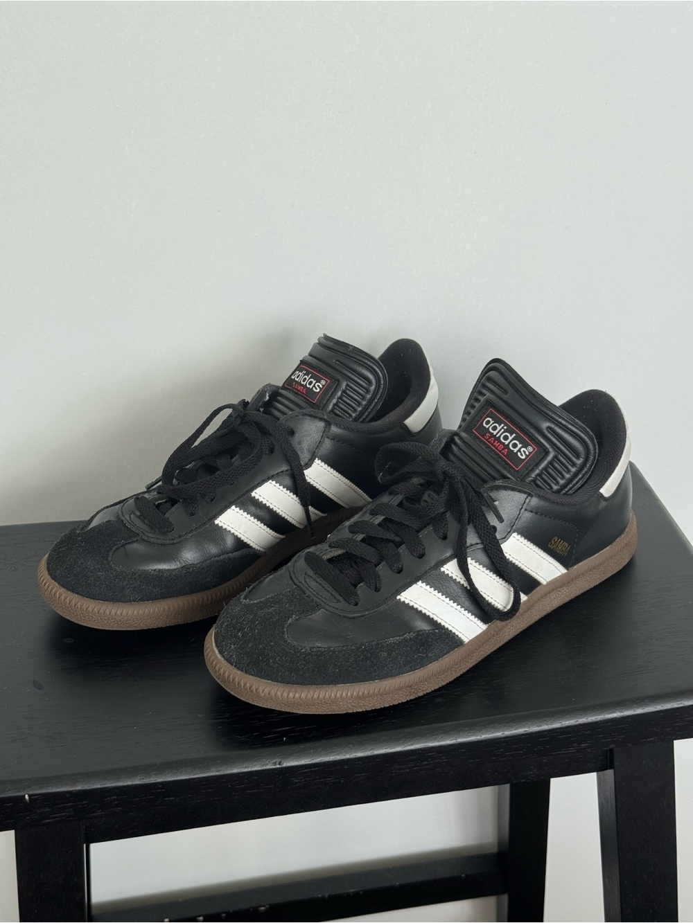 adidas Samba Men's Sneakers - Black/White/Brown Gum - Picture 4 of 8
